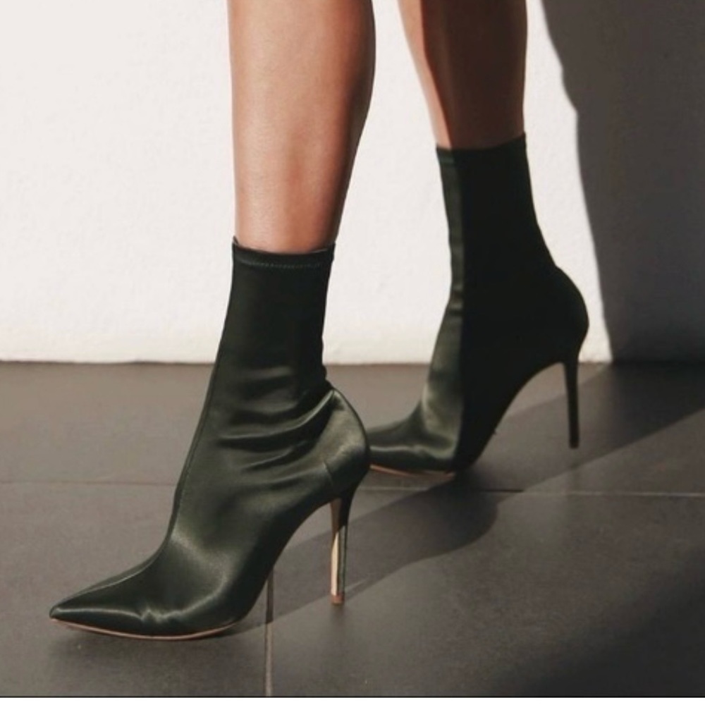 Tony Bianco sock boot heels